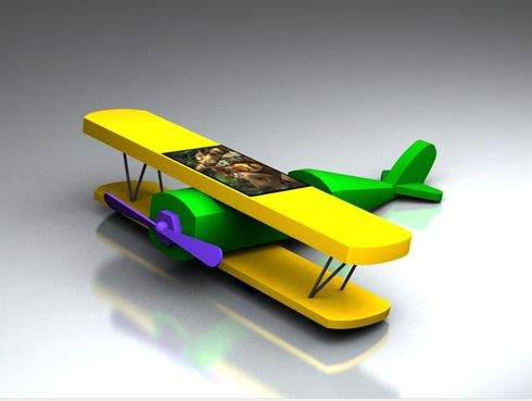 Детский интерактивный игровой терминал "самолетик"