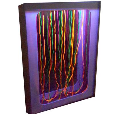 Зеркало безопасное настенное с у/ф подсветкой и светящимися нитями "загадочный свет"