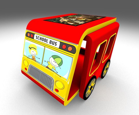 Интерактивный стол "автобус" (напольный)