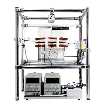 Измерение силы, действующей на проводник с током в магнитном поле