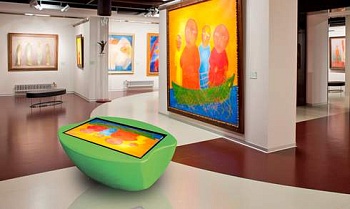 Интерактивный стол "капелька"